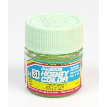 Mr Hobby Aqueous color H-031 White Green